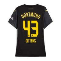 Borussia Dortmund Jamie Bynoe-Gittens #43 Vieraspaita Naiset 2024-25 Lyhythihainen